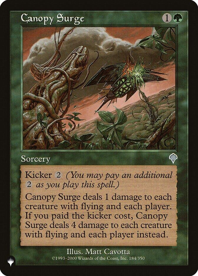 Image for Canopy Surge (The List Reprints) (184/350) - Magic: The Gathering