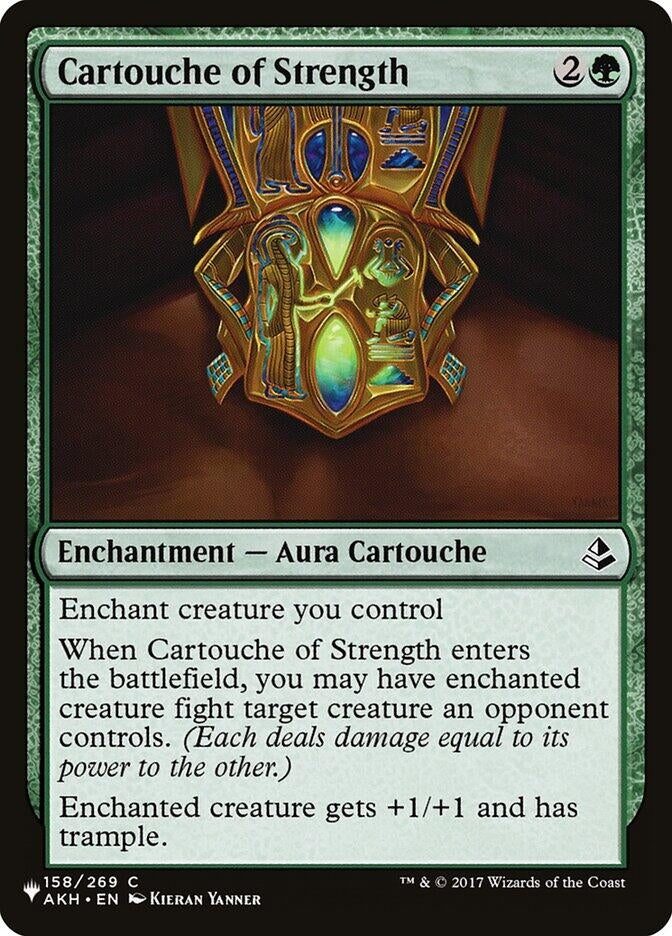 Image for Cartouche of Strength (The List Reprints) (158/269) - Magic: The Gathering