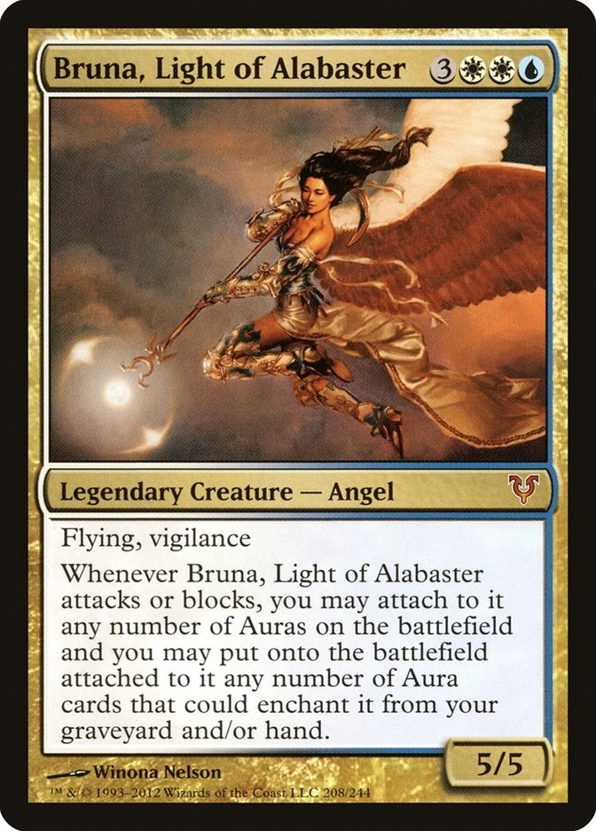 Image for Bruna, Light of Alabaster (Avacyn Restored) (208) - Magic: The Gathering