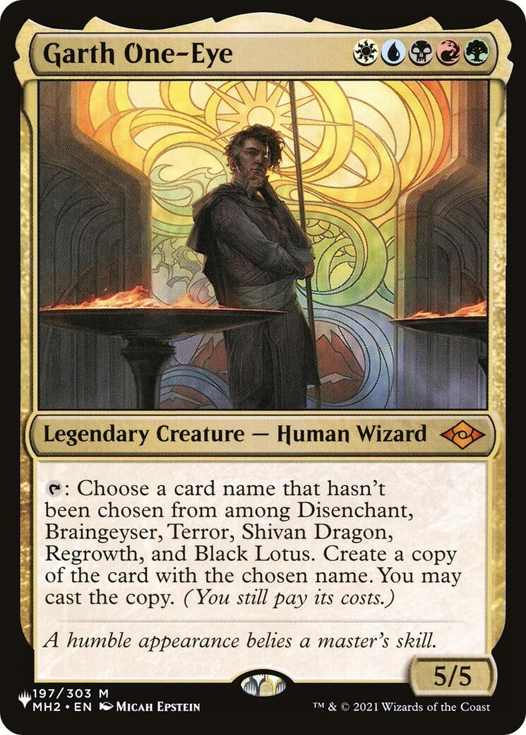 Image for Garth One-Eye (The List Reprints) (197/303) - Magic: The Gathering