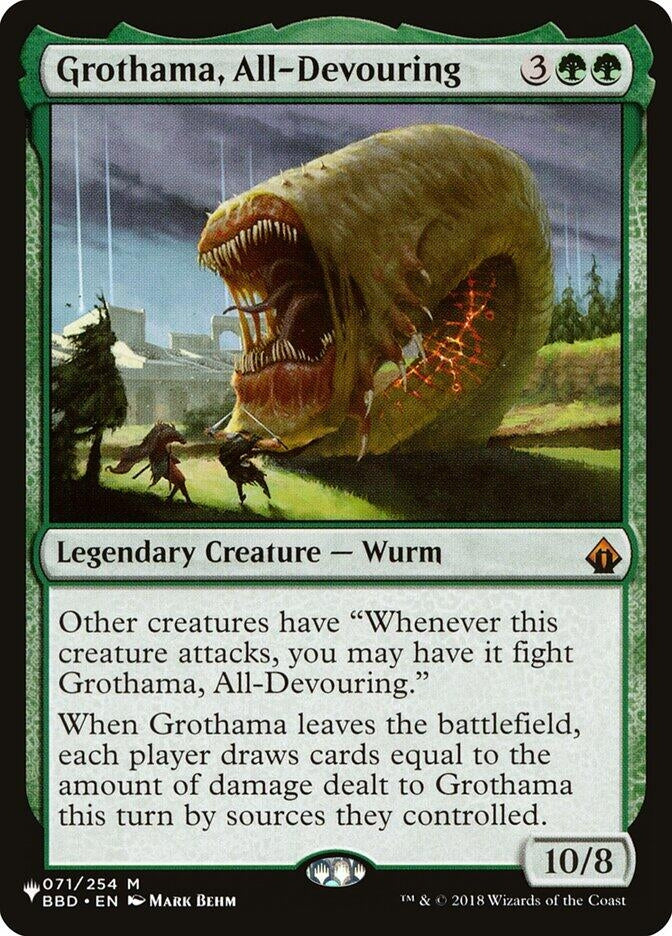 Image for Grothama, All-Devouring (The List Reprints) (071/254) - Magic: The Gathering