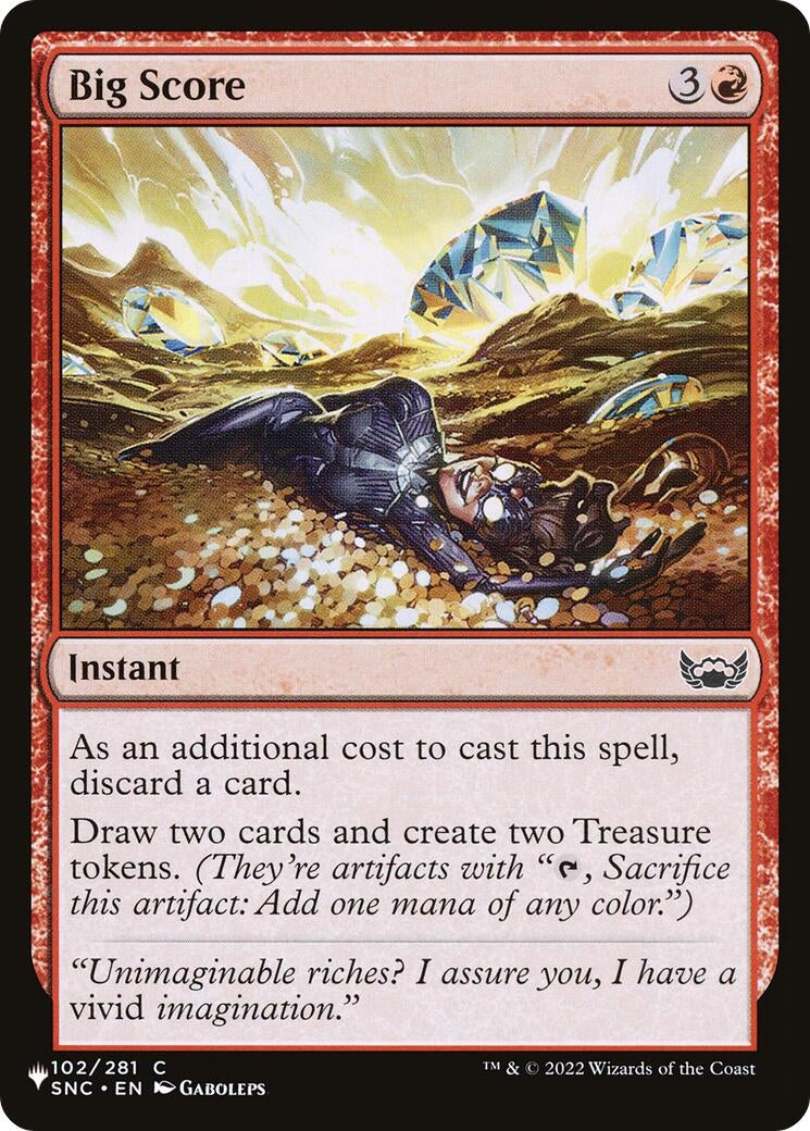 Image for Big Score (The List Reprints) (102/281) - Magic: The Gathering