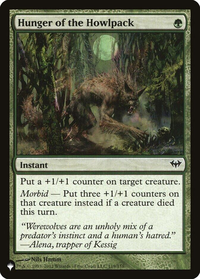 Image for Hunger of the Howlpack (The List Reprints) (119/158) - Magic: The Gathering
