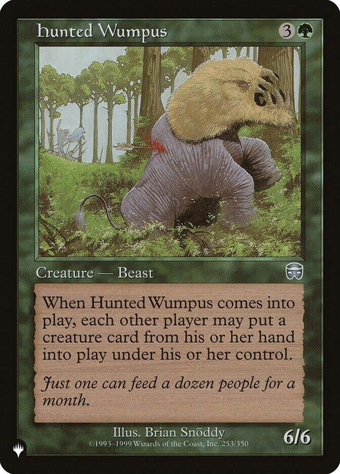 Image for Hunted Wumpus (The List Reprints) (253/350) - Magic: The Gathering