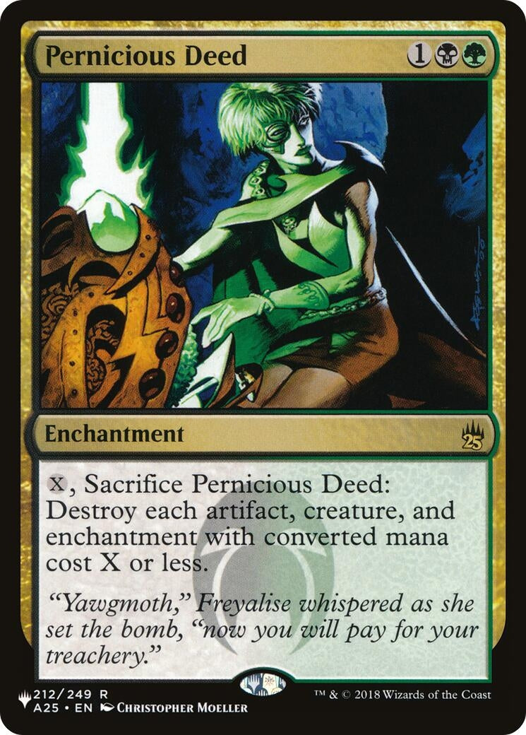 Image for Pernicious Deed (The List Reprints) (212/249) - Magic: The Gathering