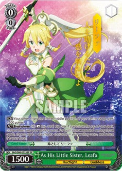 As His Little Sister, Leafa (V.2 - Special Rare) - Sword Art Online -Alicization- Vol.2 (Special Rare) [SAO/S80-033]