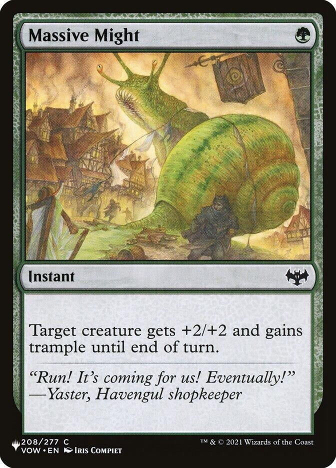 Image for Massive Might (The List Reprints) (208/277) - Magic: The Gathering