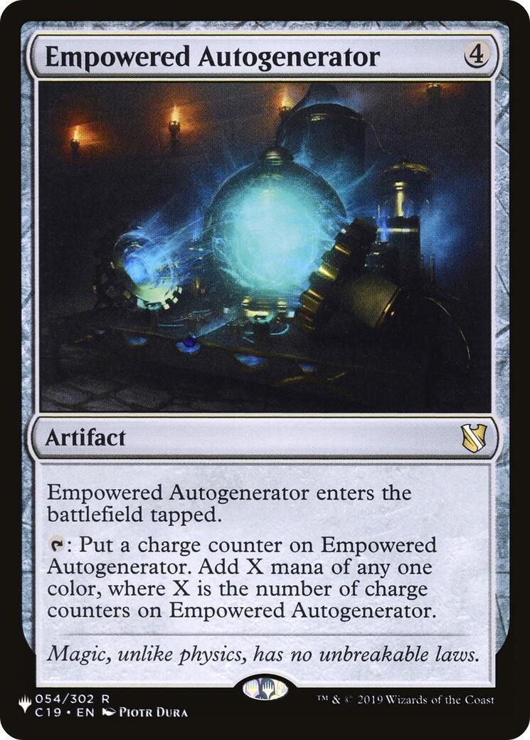 Image for Empowered Autogenerator (The List Reprints) (054/302) - Magic: The Gathering