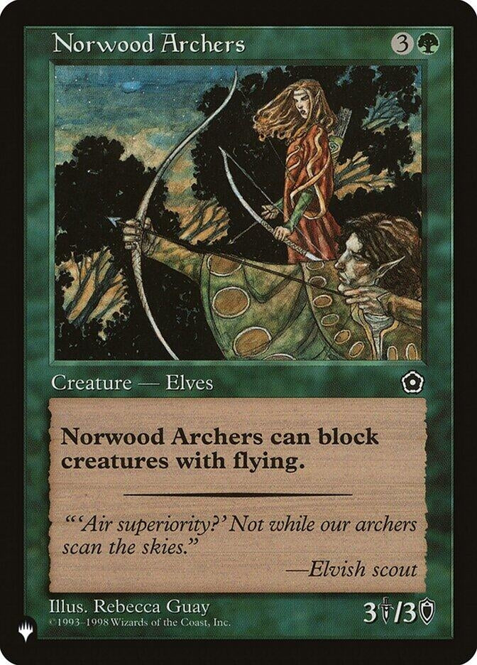 Image for Norwood Archers (The List Reprints) - Magic: The Gathering