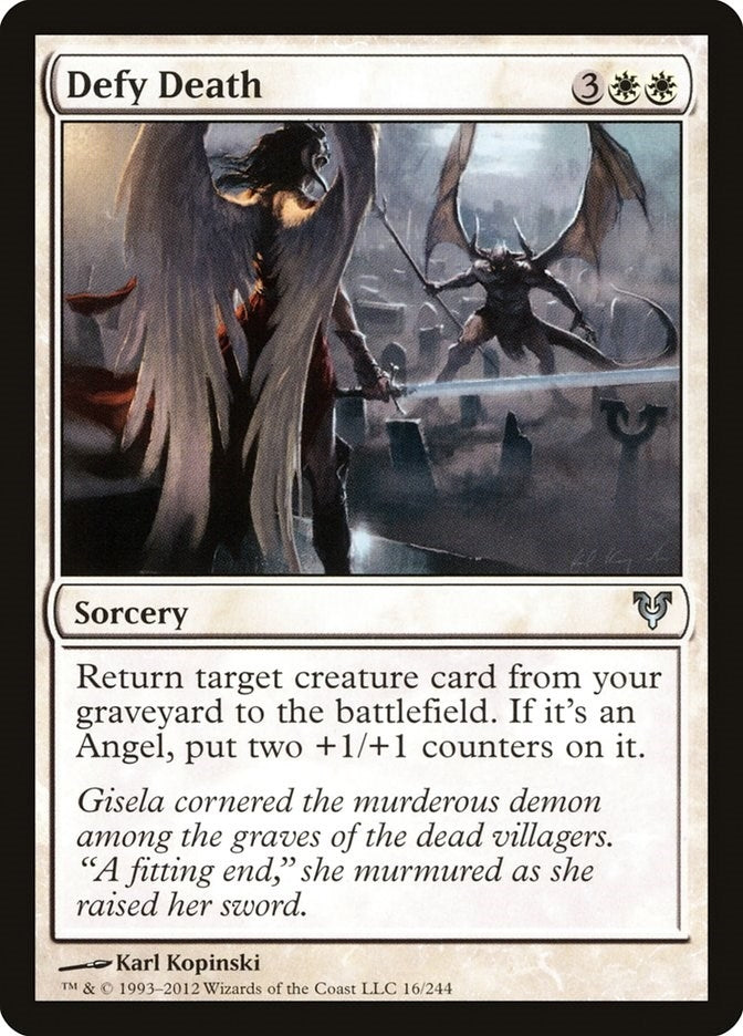 Image for Defy Death (Avacyn Restored) (16) - Magic: The Gathering