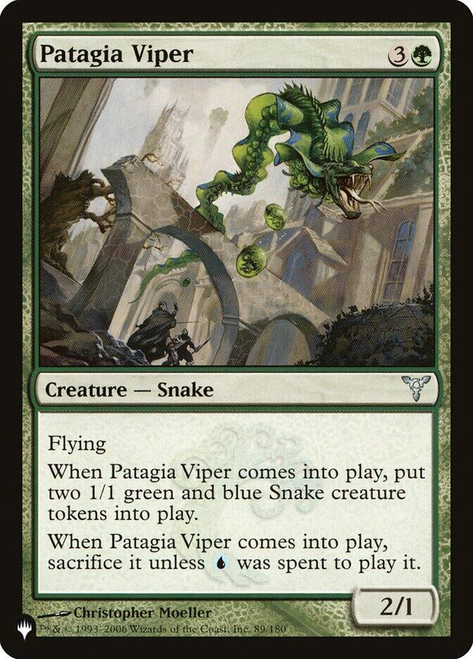 Image for Patagia Viper (The List Reprints) (89/180) - Magic: The Gathering