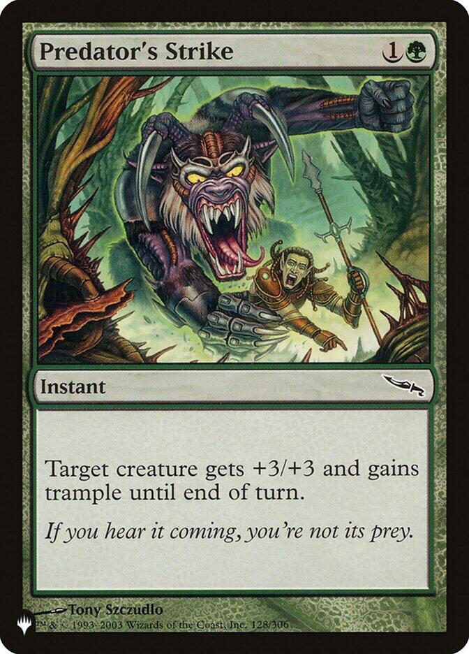 Image for Predator's Strike (The List Reprints) (128/306) - Magic: The Gathering
