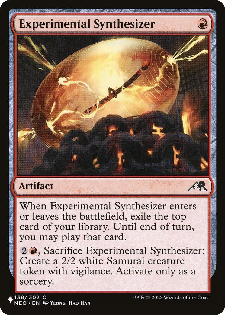 Image for Experimental Synthesizer (The List Reprints) (138/302) - Magic: The Gathering