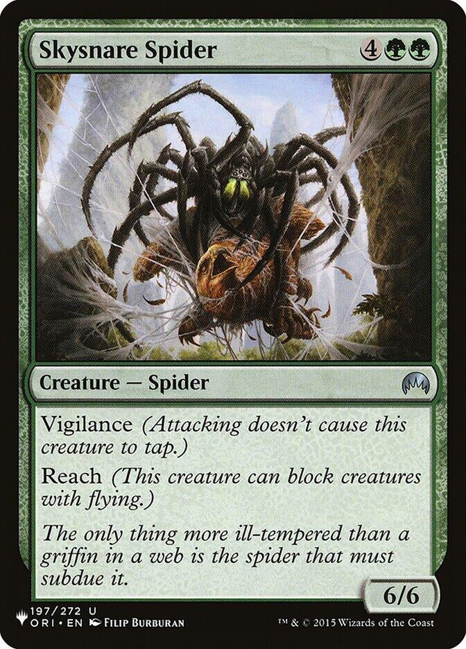 Image for Skysnare Spider (The List Reprints) (197/272) - Magic: The Gathering