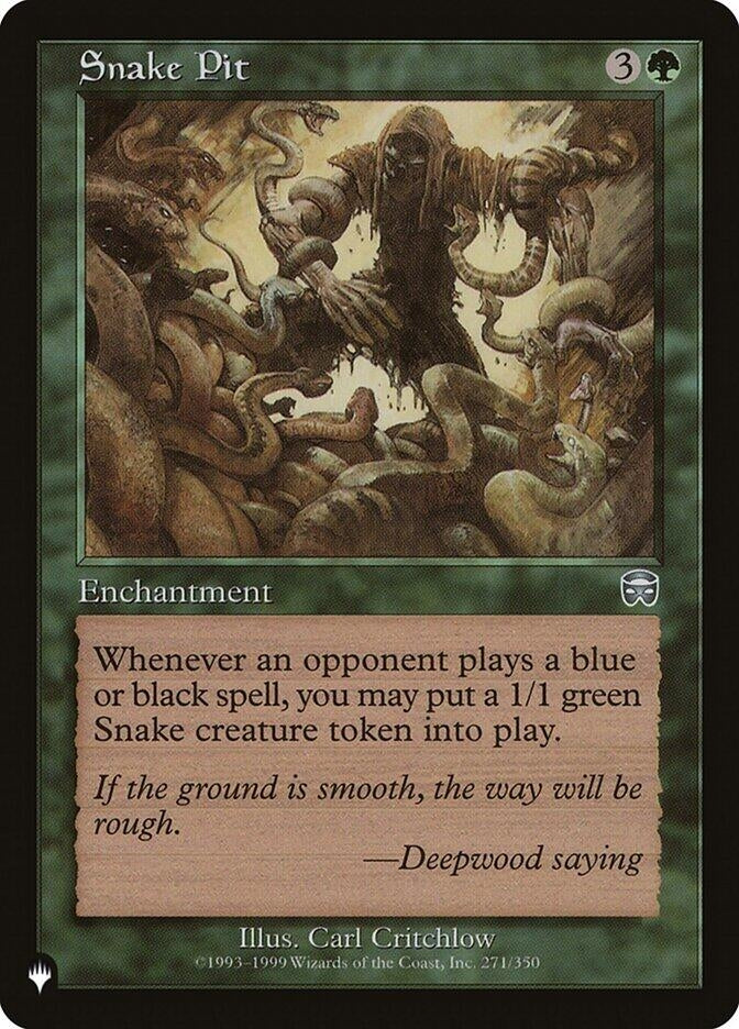 Image for Snake Pit (The List Reprints) (271/350) - Magic: The Gathering