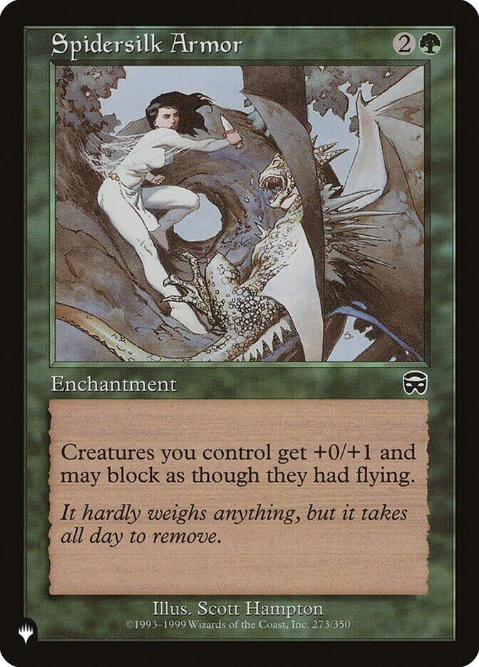 Image for Spidersilk Armor (The List Reprints) (273/350) - Magic: The Gathering