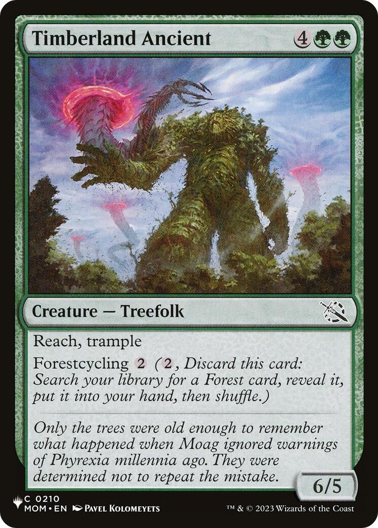 Image for Timberland Ancient (The List Reprints) (0210) - Magic: The Gathering