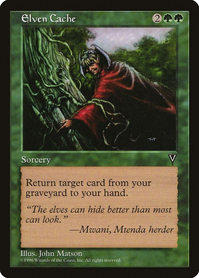 Image for Elven Cache (Visions) - Magic: The Gathering