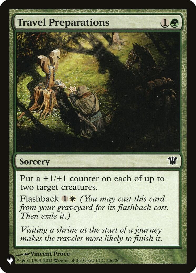 Image for Travel Preparations (The List Reprints) (206/264) - Magic: The Gathering