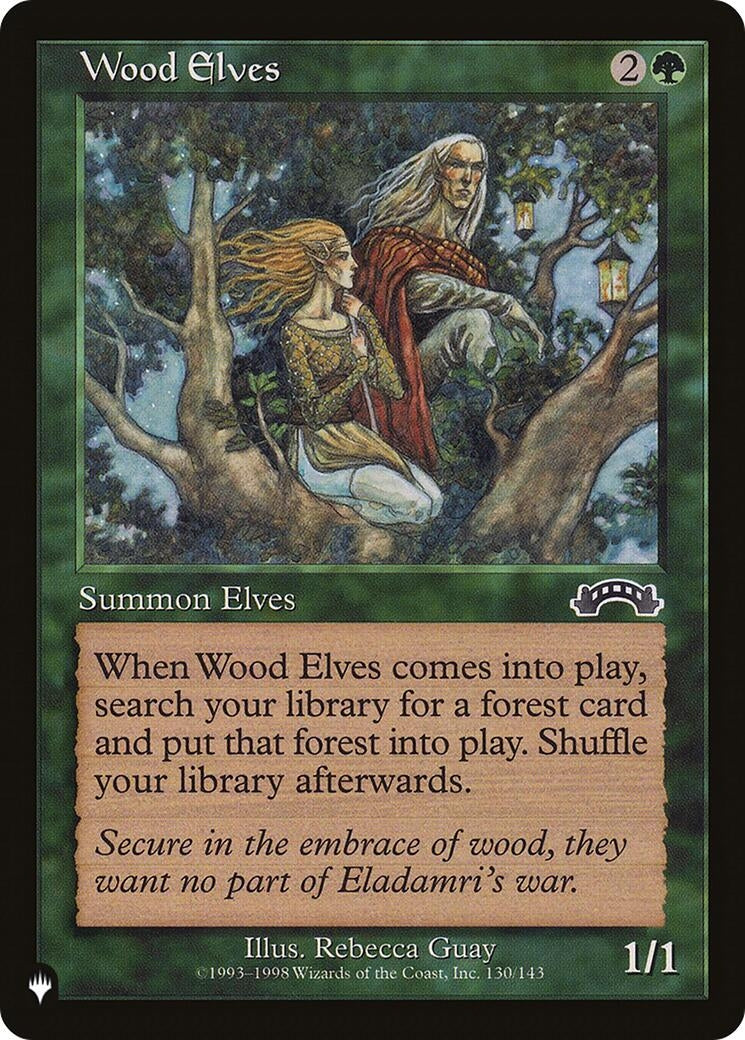 Image for Wood Elves (The List Reprints) (130/143) - Magic: The Gathering