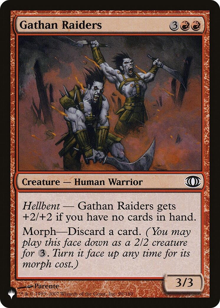 Image for Gathan Raiders (The List Reprints) (99/180) - Magic: The Gathering
