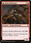 Image for Reckless Barbarian (The List Reprints) (193/361) - Magic: The Gathering