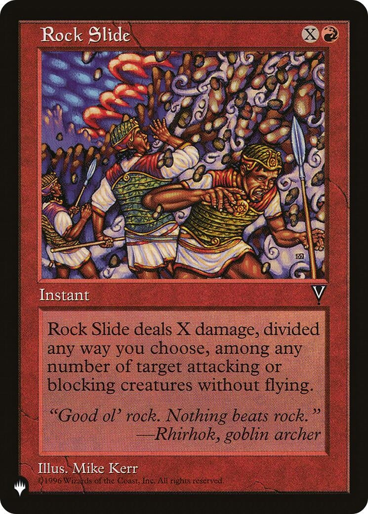 Image for Rock Slide (The List Reprints) - Magic: The Gathering