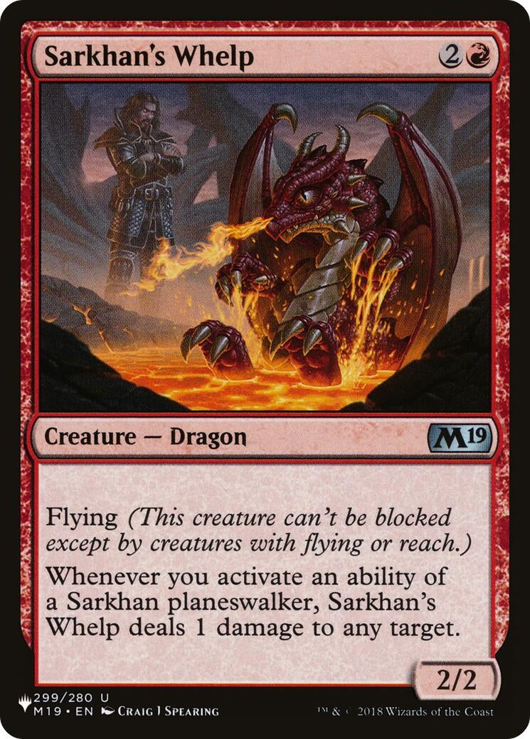 Image for Sarkhan's Whelp (The List Reprints) (299/280) - Magic: The Gathering