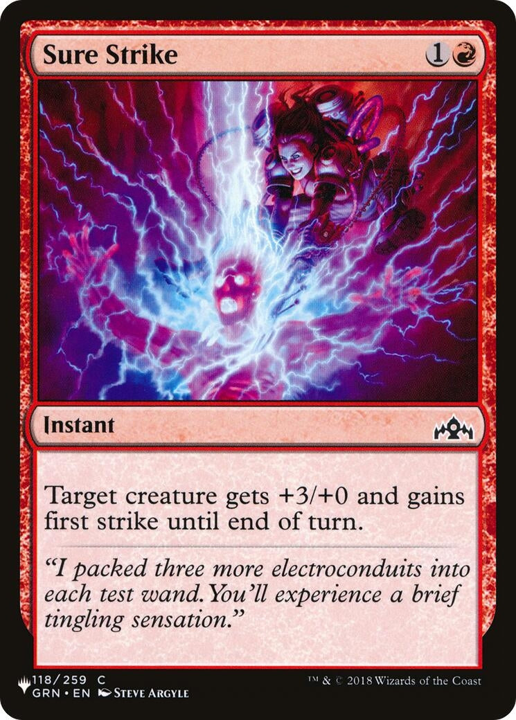 Image for Sure Strike (The List Reprints) (118/259) - Magic: The Gathering