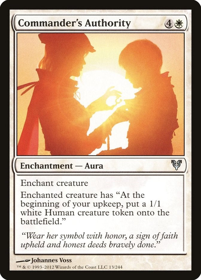 Image for Commander's Authority (Avacyn Restored) (13) - Magic: The Gathering