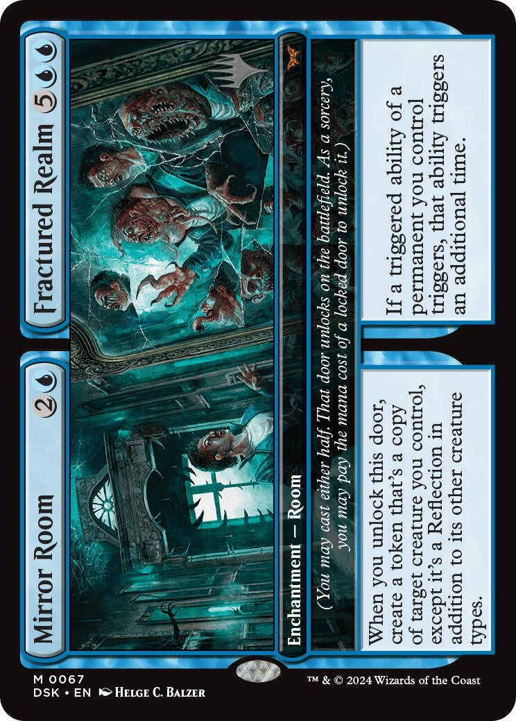 Image for Mirror Room // Fractured Realm (Promo Pack: Duskmourn: House of Horror) (67) - Magic: The Gathering