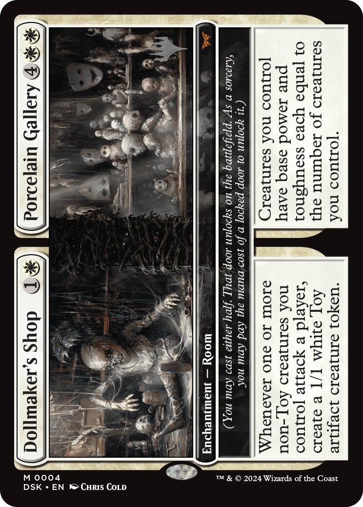 Image for Dollmaker's Shop // Porcelain Gallery (Promo Pack: Duskmourn: House of Horror) (4) - Magic: The Gathering