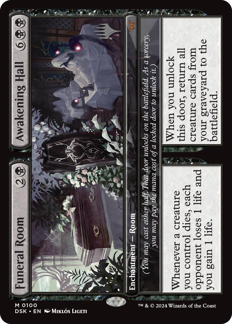Image for Funeral Room // Awakening Hall (Promo Pack: Duskmourn: House of Horror) (100) - Magic: The Gathering
