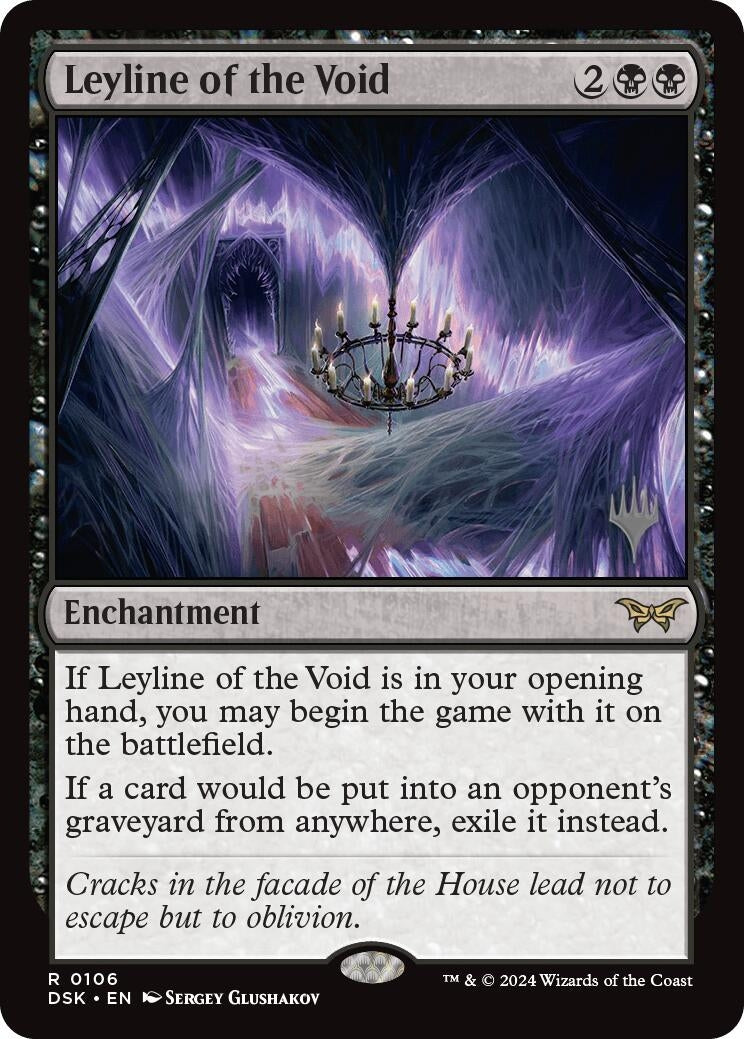 Image for Leyline of the Void (Promo Pack: Duskmourn: House of Horror) (106) - Magic: The Gathering