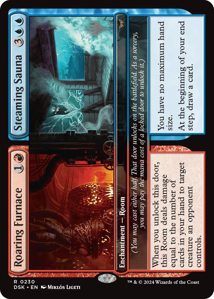 Image for Roaring Furnace // Steaming Sauna (Promo Pack: Duskmourn: House of Horror) (230) - Magic: The Gathering