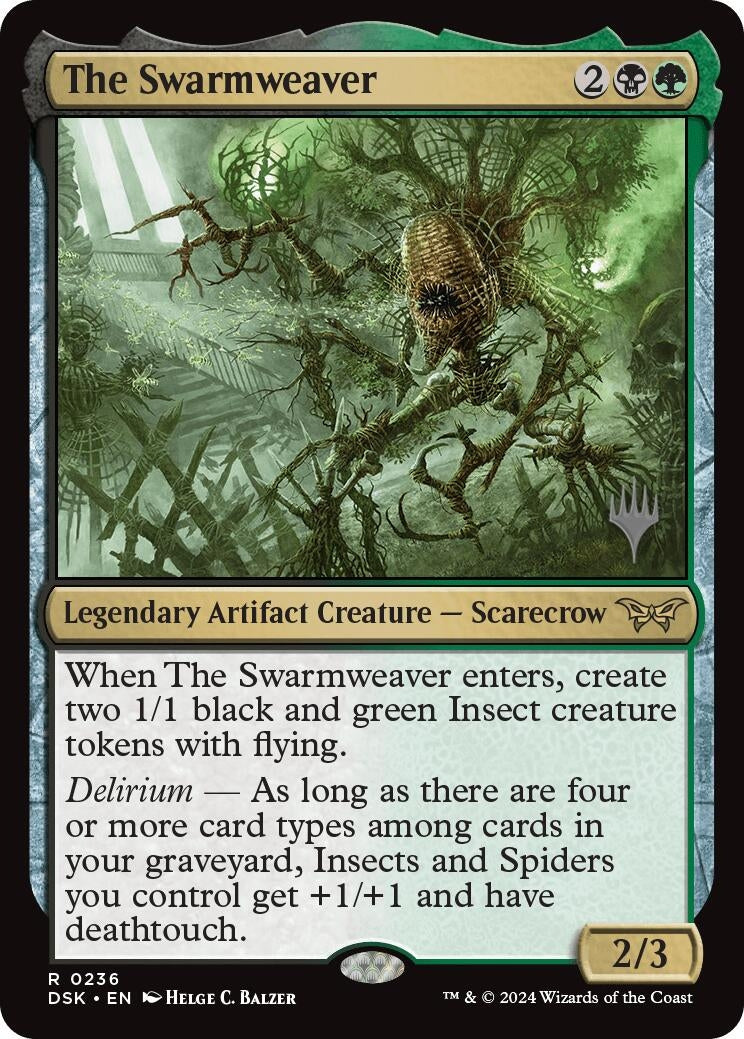 Image for The Swarmweaver (0236) (Promo Pack: Duskmourn: House of Horror) (236) - Magic: The Gathering