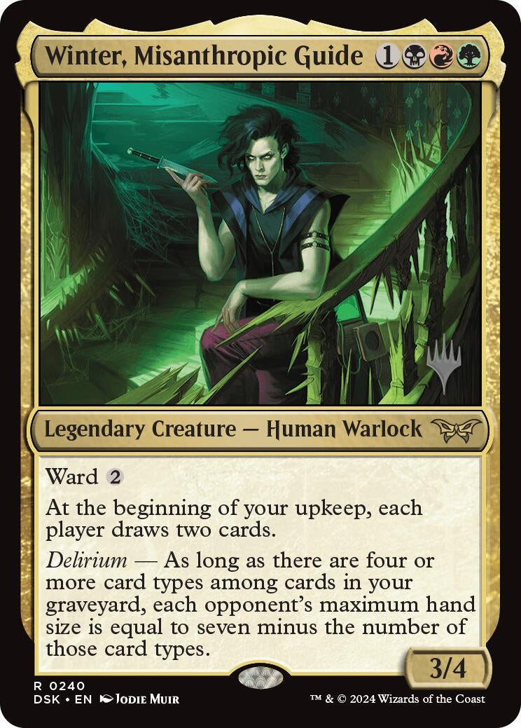 Image for Winter, Misanthropic Guide (Promo Pack: Duskmourn: House of Horror) (240) - Magic: The Gathering