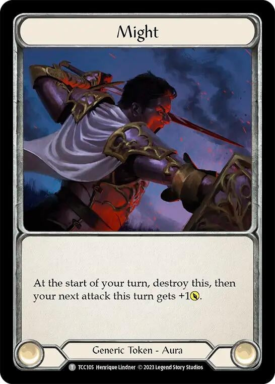 Image for Might (Blue) // Vigor (Round the Table: TCCxLSS) (TCC105 // TCC107) - Flesh and Blood TCG