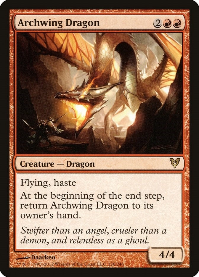Image for Archwing Dragon (Avacyn Restored) (126) - Magic: The Gathering