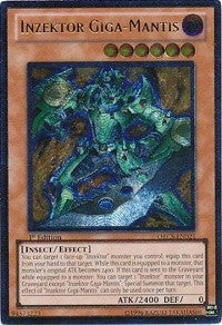 Image for Inzektor Giga-Mantis (UTR) (Order of Chaos) (ORCS-EN021) - YuGiOh