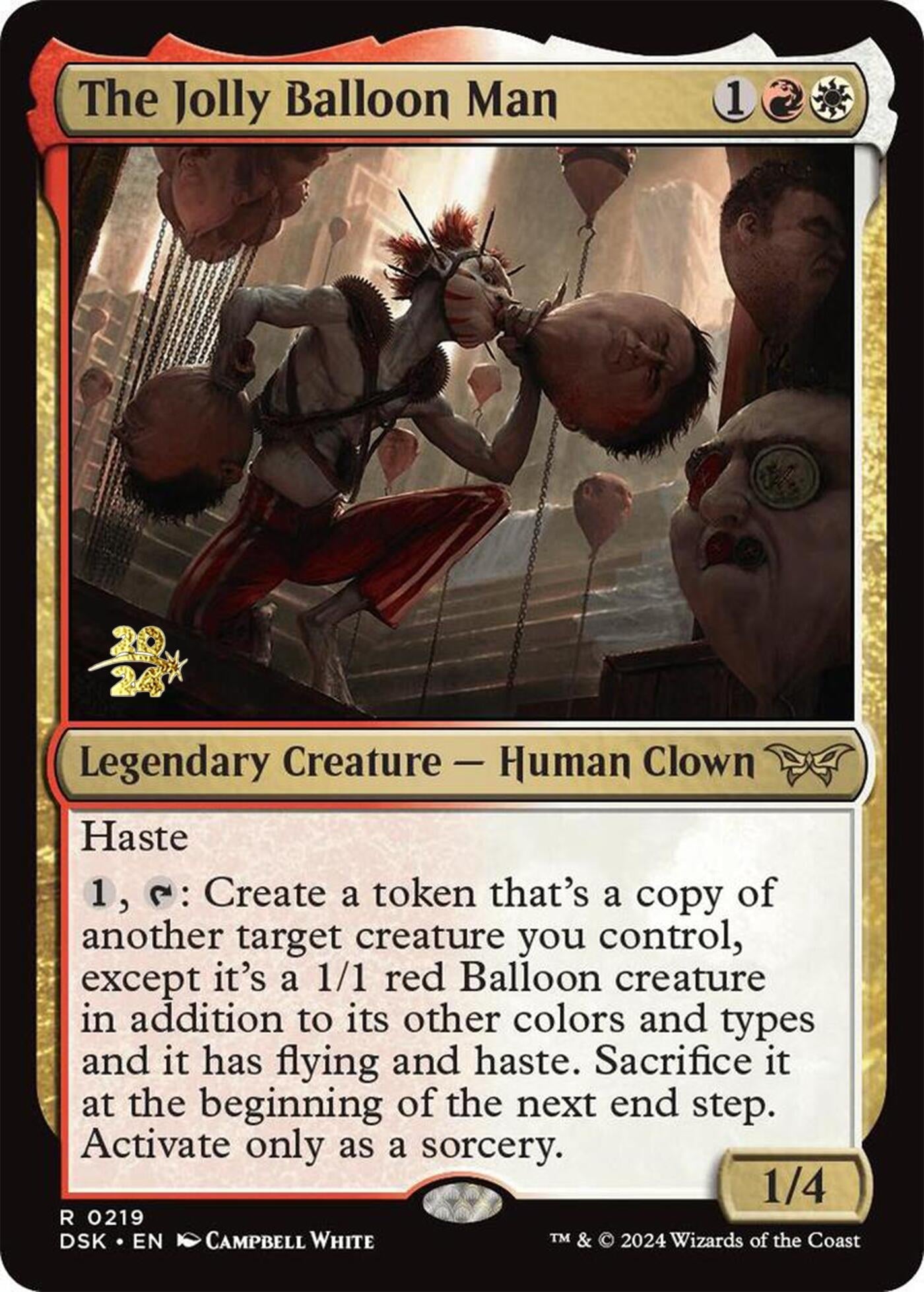 Image for The Jolly Balloon Man (Prerelease Cards) (219) - Magic: The Gathering