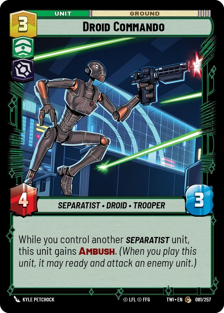 Image for Droid Commando (Twilight of the Republic) (081/257) - Star Wars: Unlimited