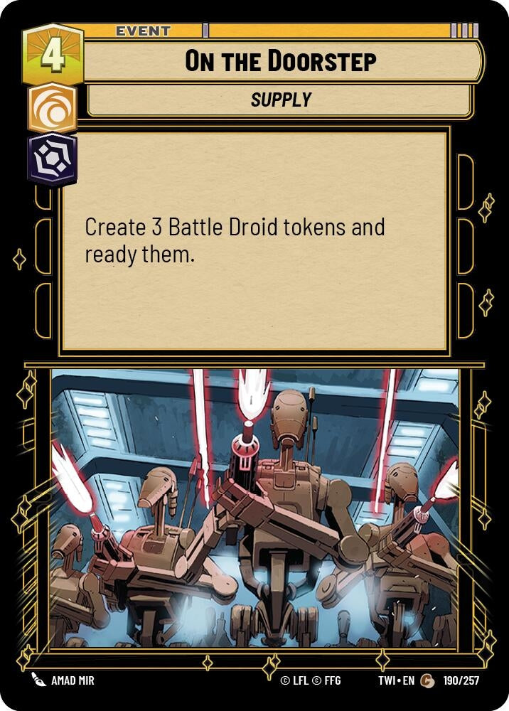 Image for On The Doorstep (Twilight of the Republic) (190/257) - Star Wars: Unlimited