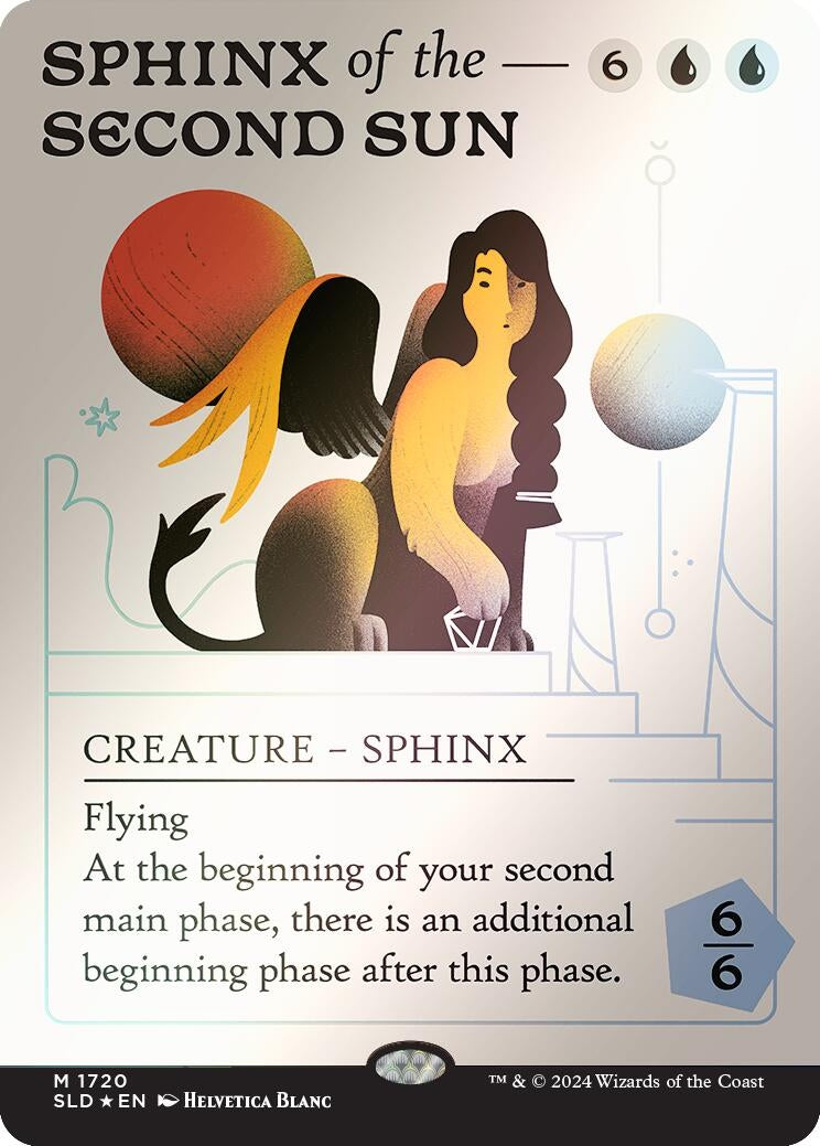 Image for Sphinx of the Second Sun (Rainbow Foil) (Secret Lair Drop Series) (1720) - Magic: The Gathering