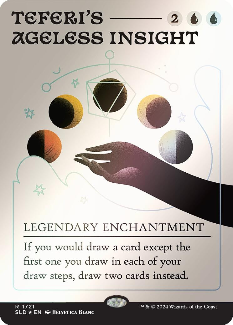 Image for Teferi's Ageless Insight (Rainbow Foil) (Secret Lair Drop Series) (1721) - Magic: The Gathering
