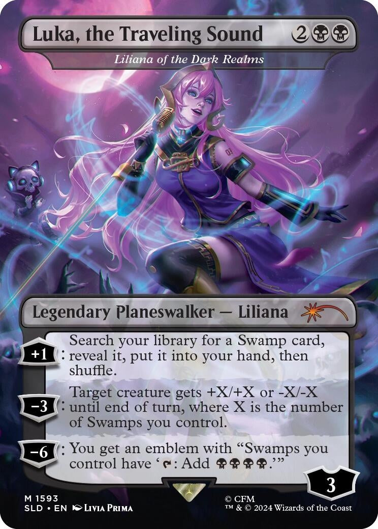 Image for Luka, the Traveling Sound - Liliana of the Dark Realms (Secret Lair Drop Series) (1593) - Magic: The Gathering