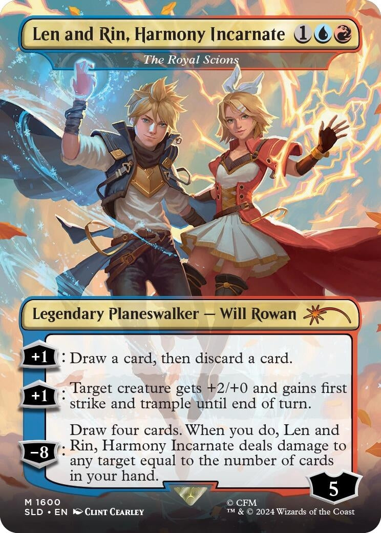 Image for Len and Rin, Harmony Incarnate - The Royal Scions (Secret Lair Drop Series) (1600) - Magic: The Gathering