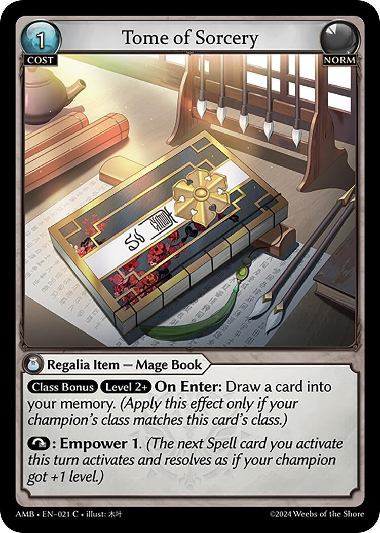 Image for Tome of Sorcery (Mortal Ambition) (021) - Grand Archive TCG