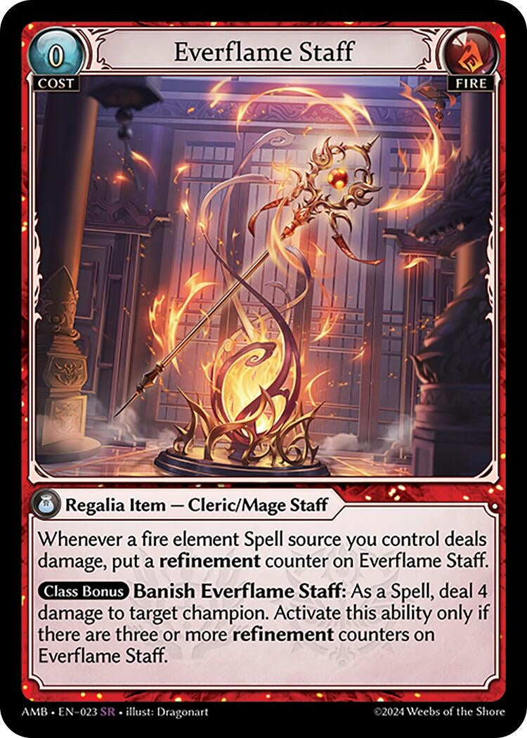 Image for Everflame Staff (Mortal Ambition) (023) - Grand Archive TCG