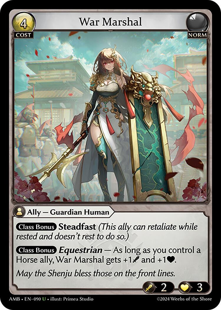 Image for War Marshal (Mortal Ambition) (090) - Grand Archive TCG